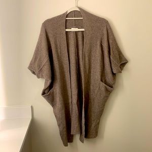 Wool/Cashmere Brown Sweater with pockets